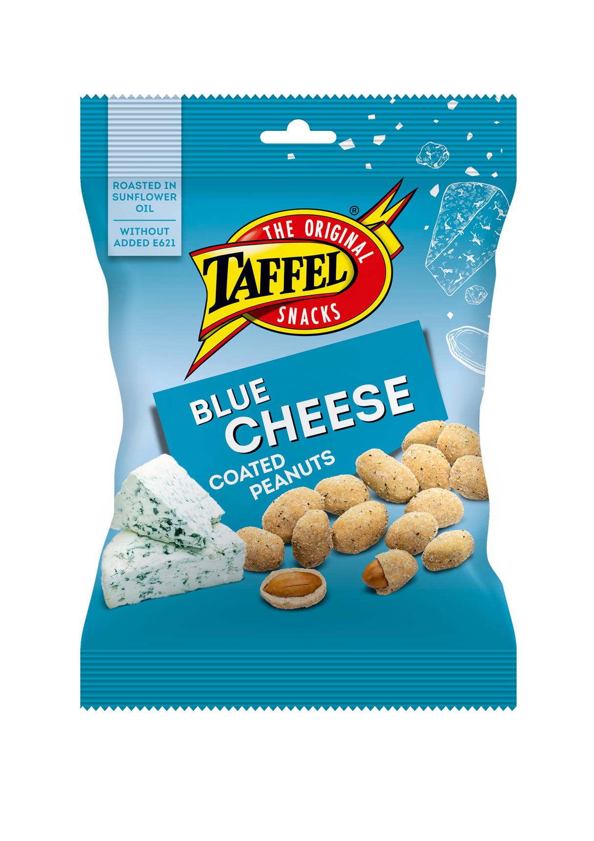 TAFFEL BLUE CHEESE Flavor Coated Peanuts Snacks 140g 4.9oz
