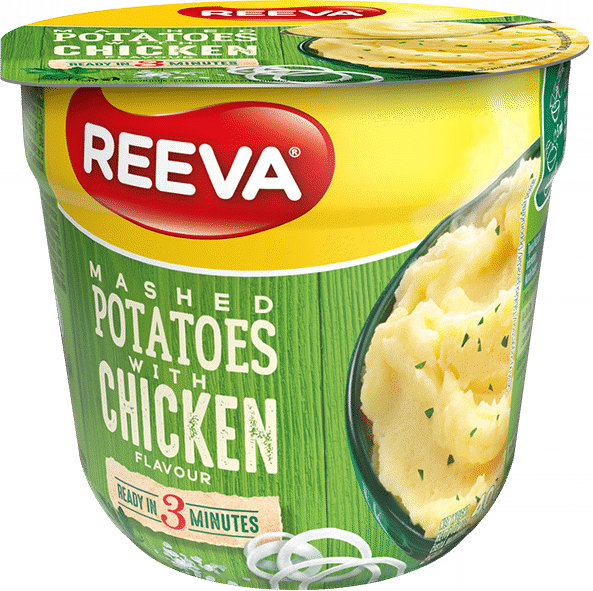 REEVA Instant Mashed Potatoes with Cream and with Chicken 12 x 40g