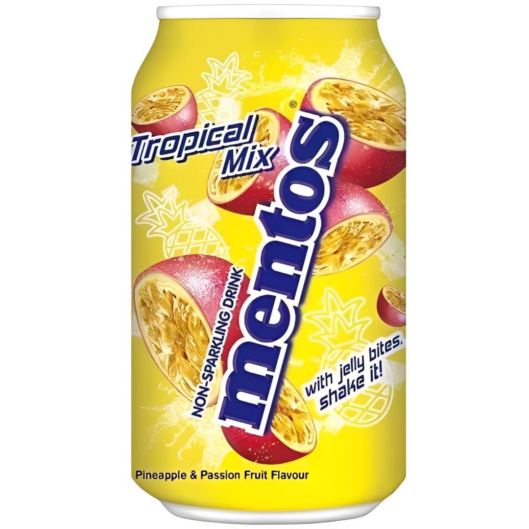 MENTOS TROPICAL MIX Flavor Non-Sparkling Drink with Jelly Bites 340ml