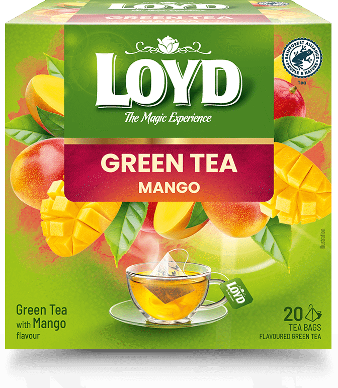 LOYD MANGO Flavor Green Tea Boxes 10 x 30g