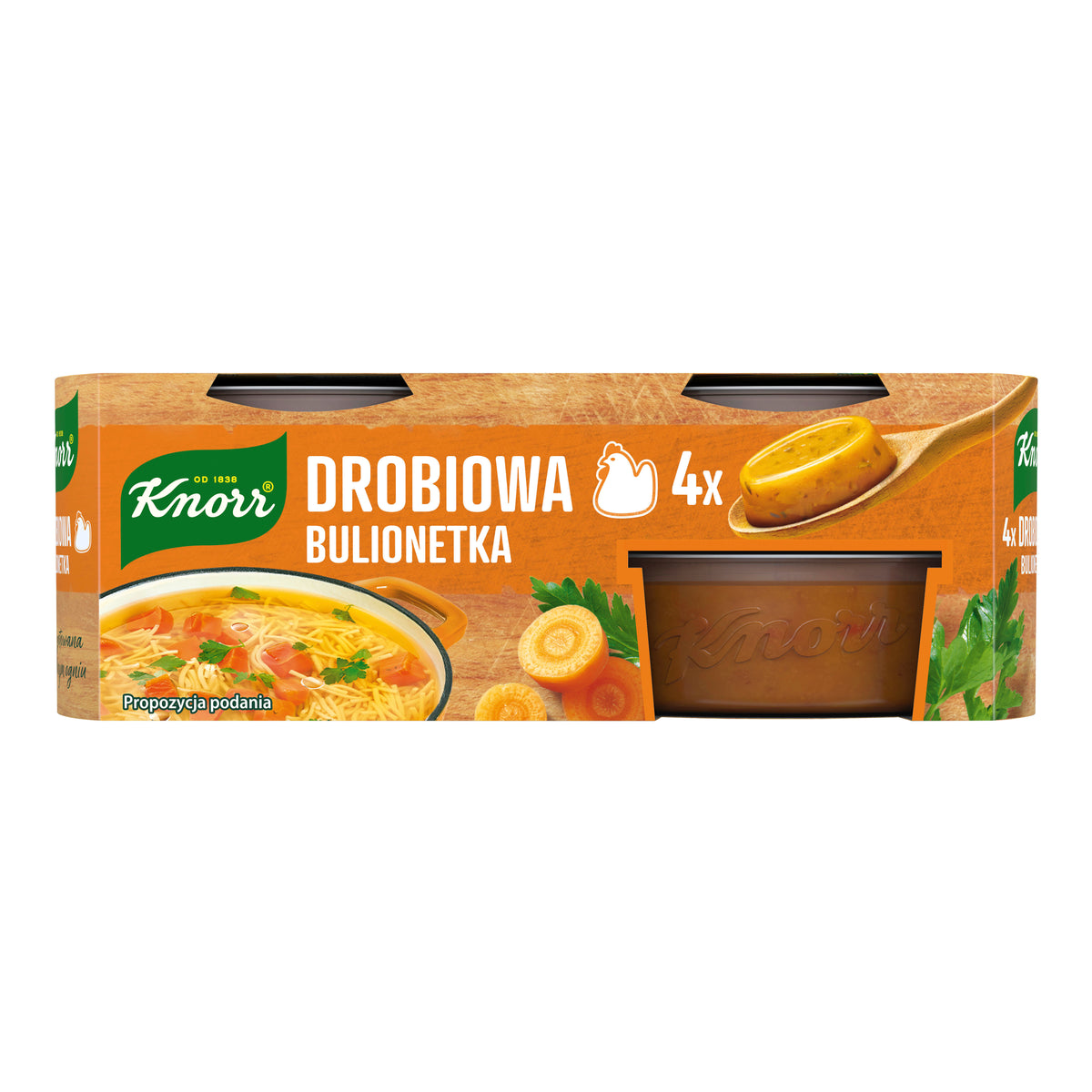 KNORR BULIONETTE CHICKEN Broth Bouillon Soup Cubes 112g