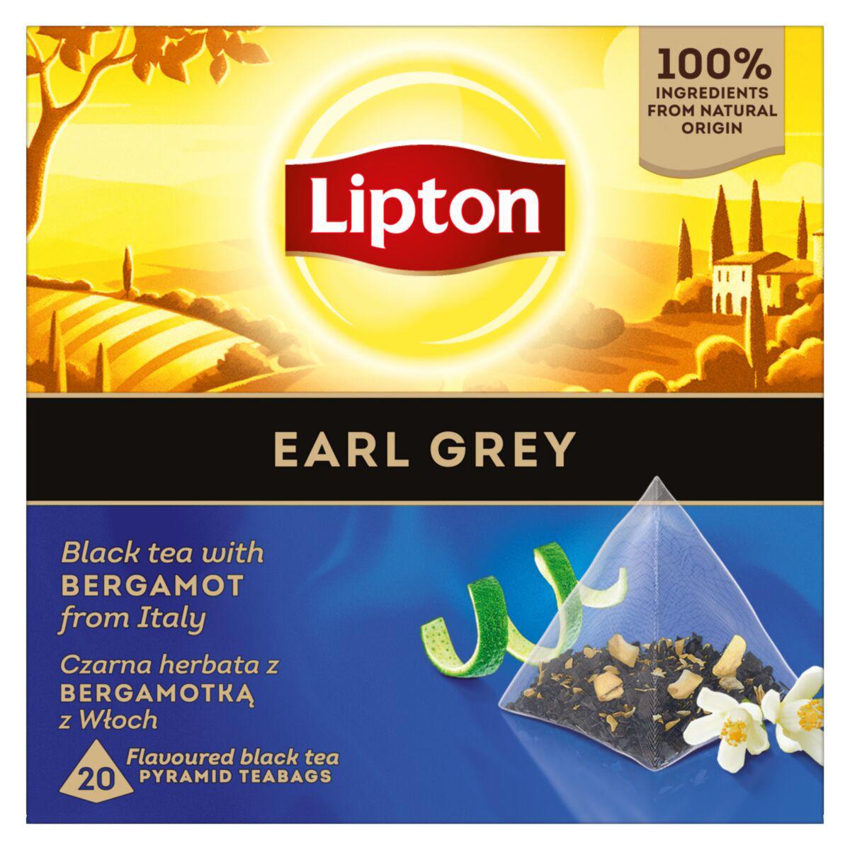 LIPTON EARL GREY Black Tea with Bergamot from Italy 32g