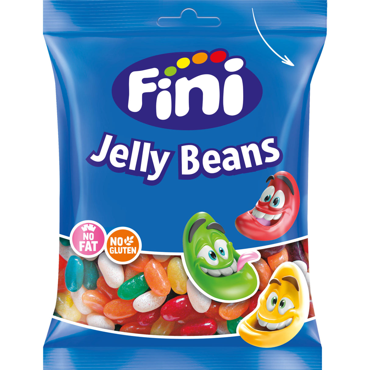 FINI JELLY BEANS Colorful Rainbow Gummi Candy Dragee 90g 3.2oz