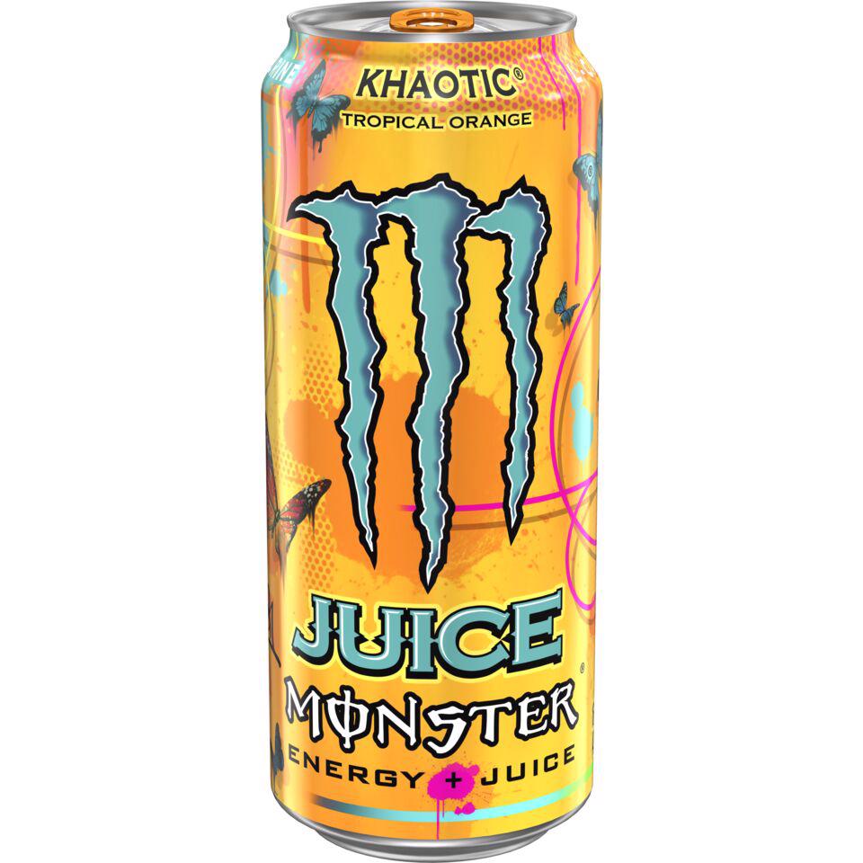 MONSTER KHAOTIC TROPICAL ORANGE JUICE Energy Drink 500ml