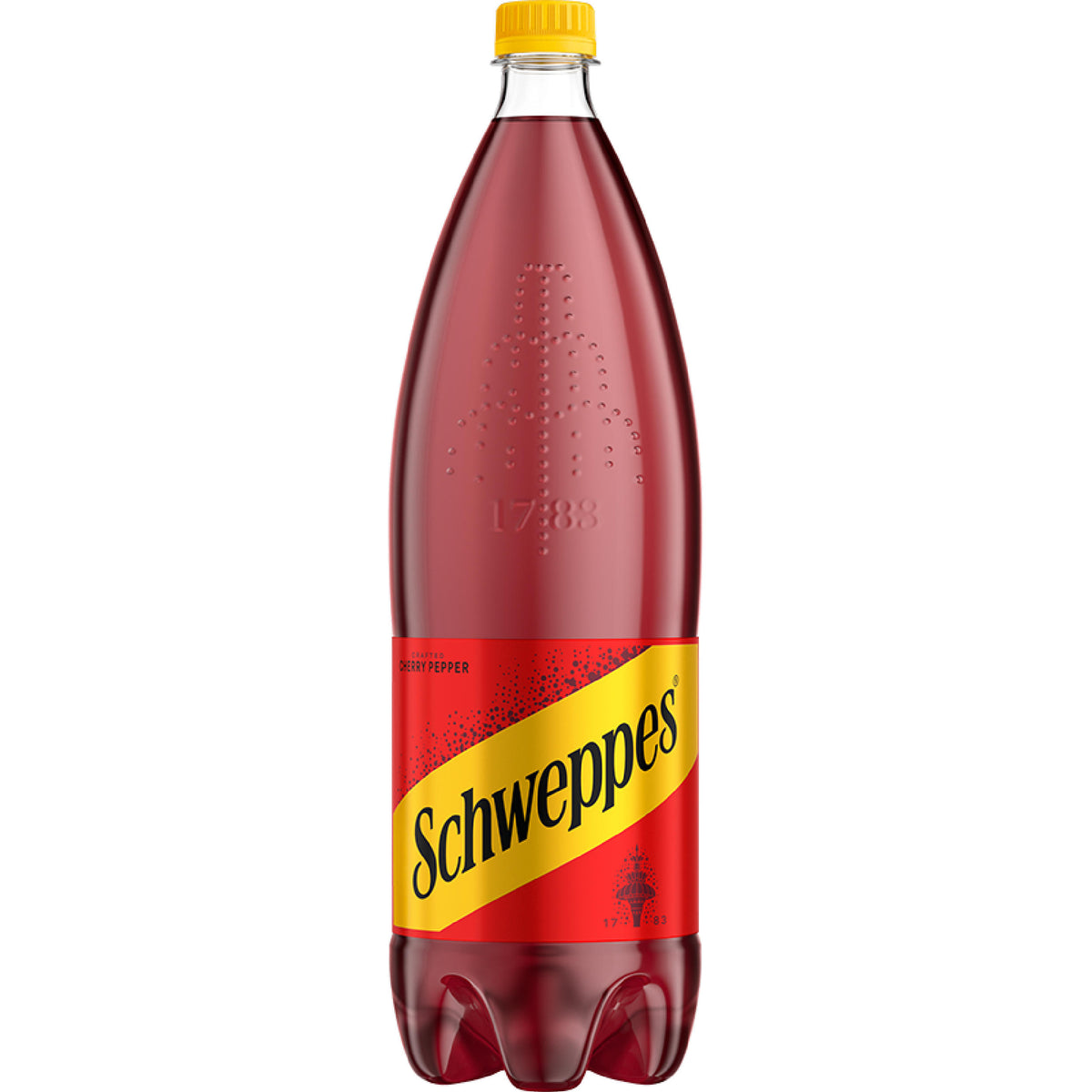 SCHWEPPES CHERRY PEPPER Flavor Sparkling Soft Drink 1.5L