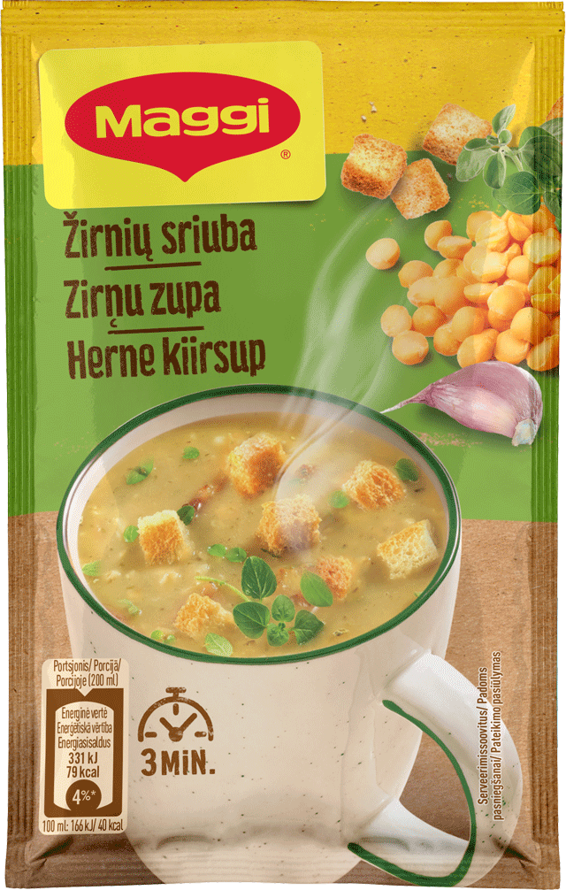 MAGGI Instant Yellow Pea Soup with Croutons 22g