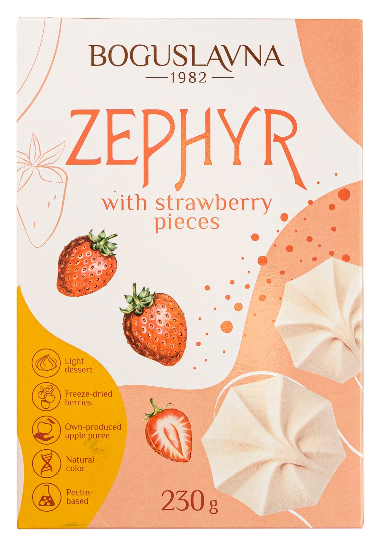 ZEPHYR with Strawberry Pieces 230g 8.11oz
