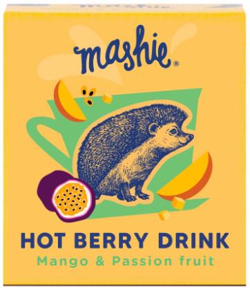 MASHIE Mango & Passion Fruit Flavor Berry Puree for Hot & Cold Fruit Tea 180g