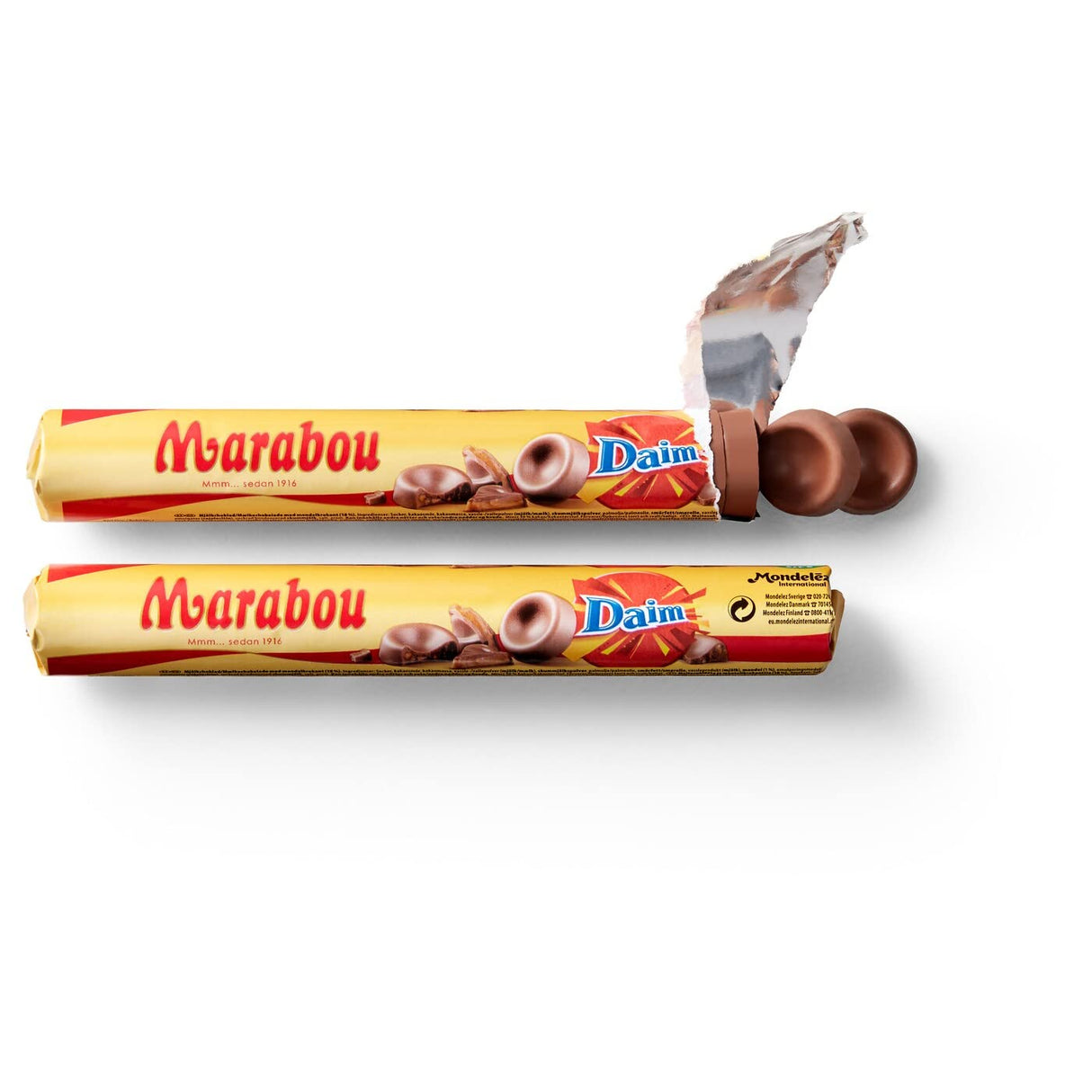 MARABOU DAIM Chocolate Candy Rolls 67g