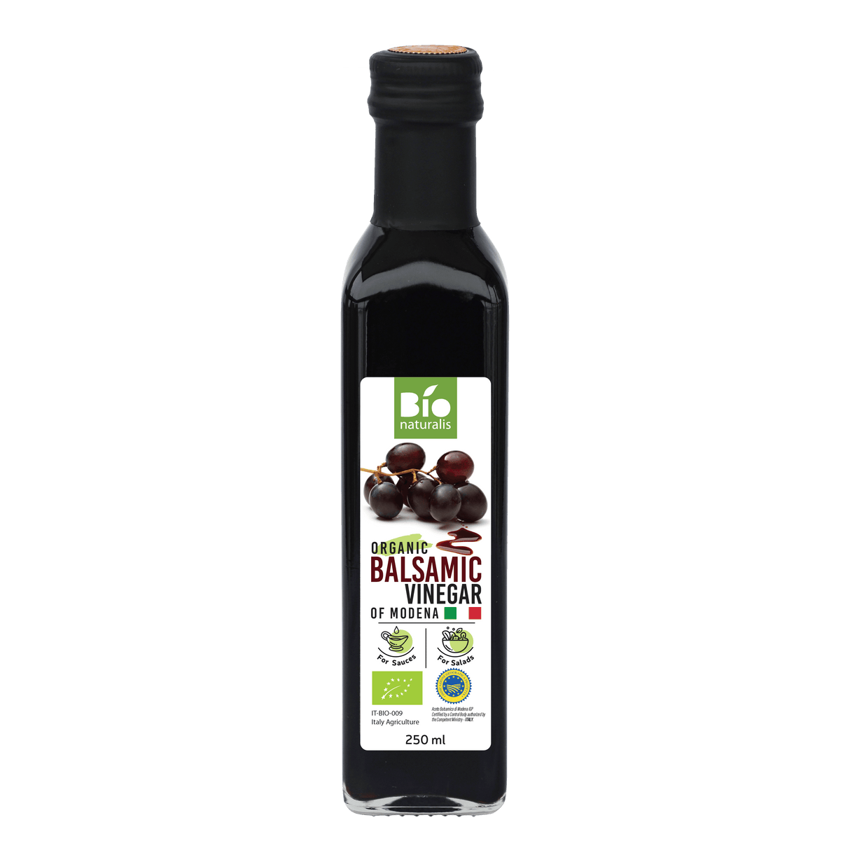 BIO NATURALIS Organic Balsamic Vinegar of Modena 250ml