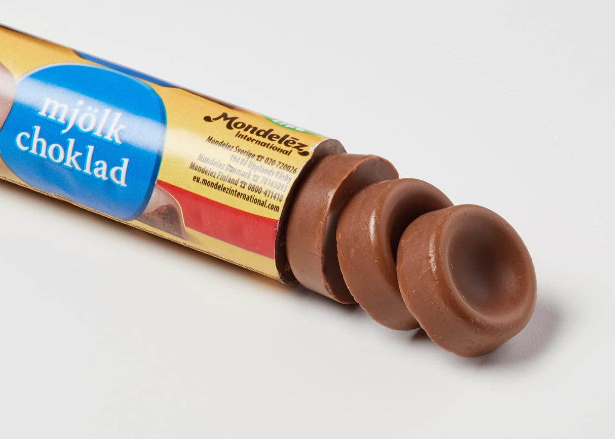 MARABOU Milk Chocolate Candy Rolls 74g