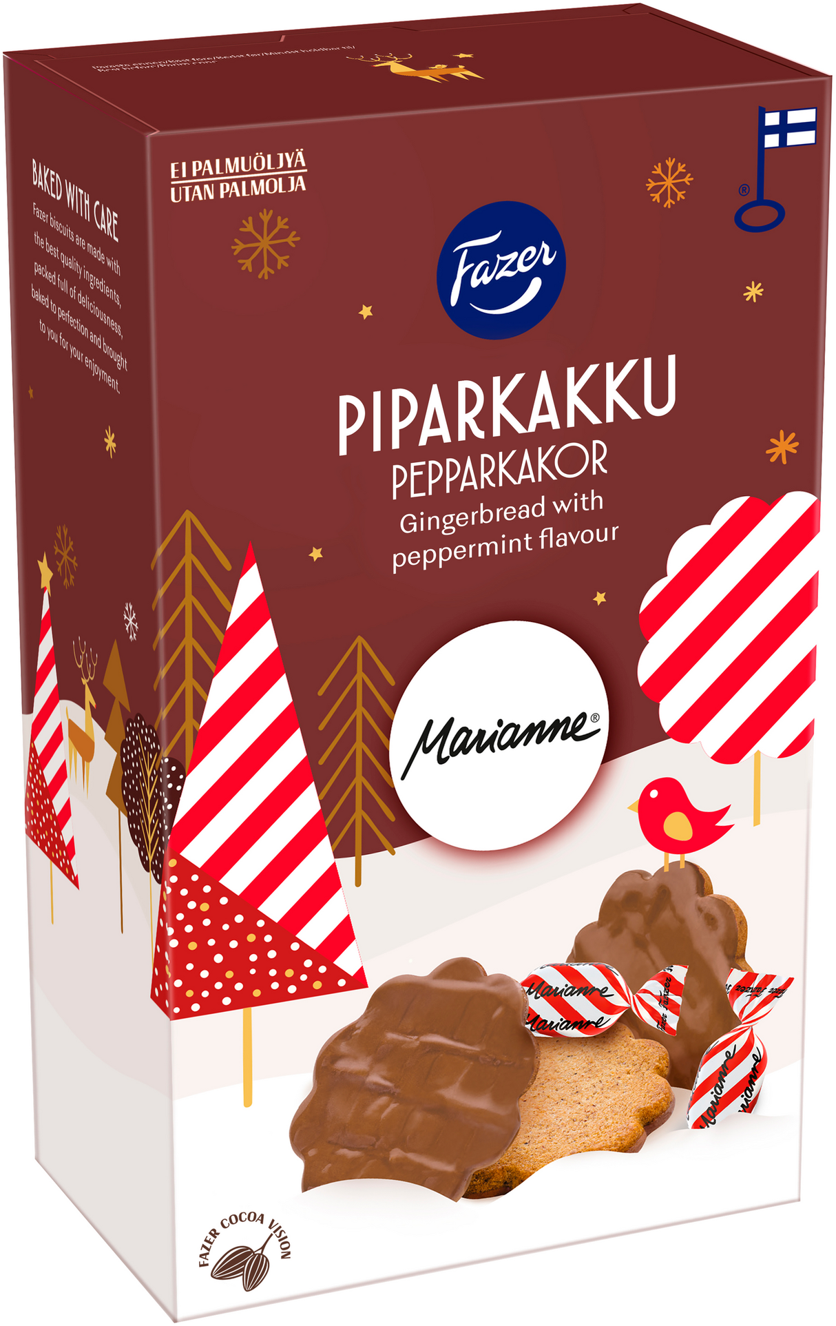 FAZER Marianne Gingerbread Cookies with Peppermint Flavor 175g