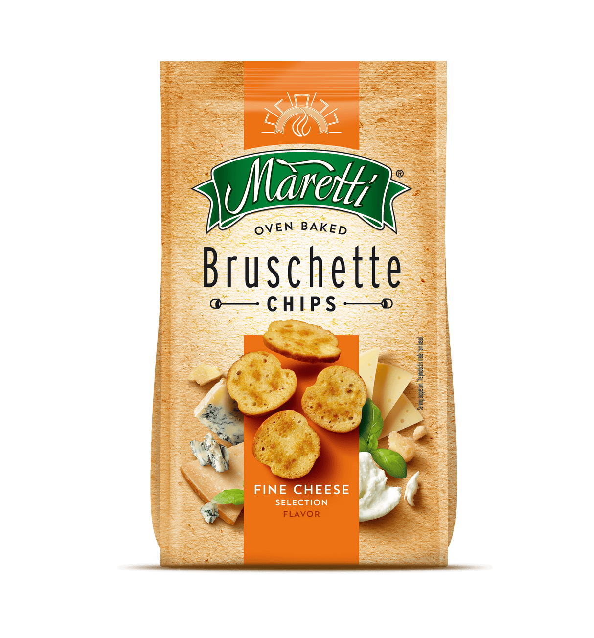 MARETTI Oven Baked Bruschette Chips Fine Cheese Flavor 70g 2.46oz