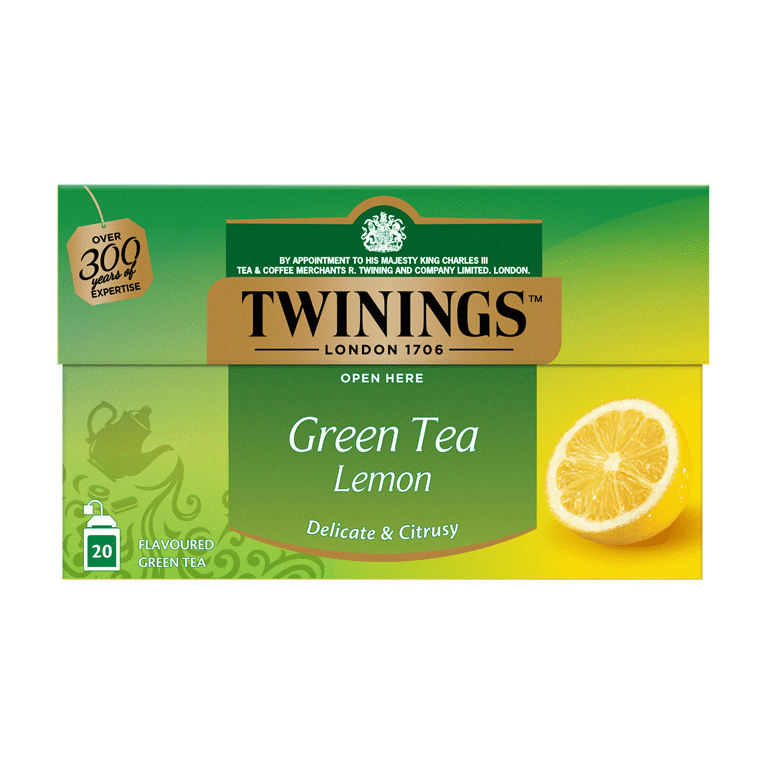 TWININGS GREEN TEA Lemon Delicate & Citrusy Green Tea 40g