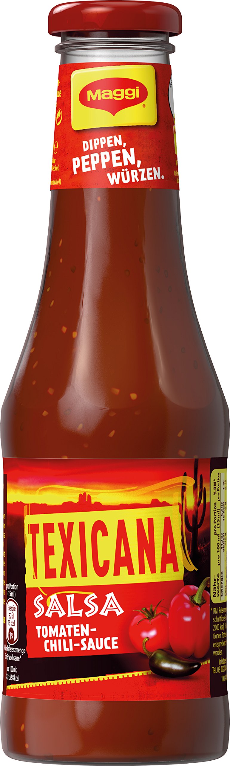 MAGGI TEXICANA Salsa Tomato-Chili Sauce 500ml