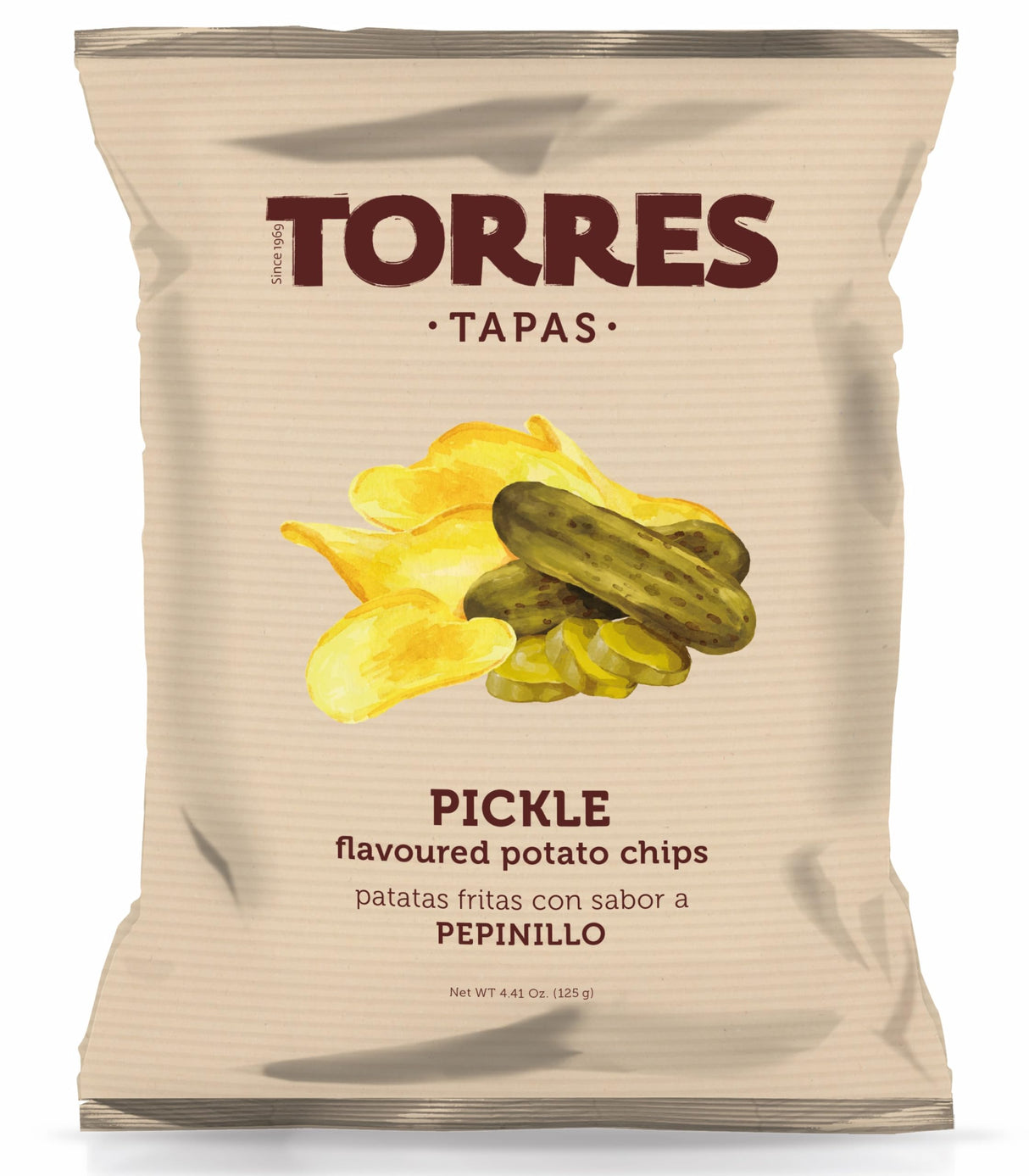 TORRES PICKLE Flavor Potato Chips 125g