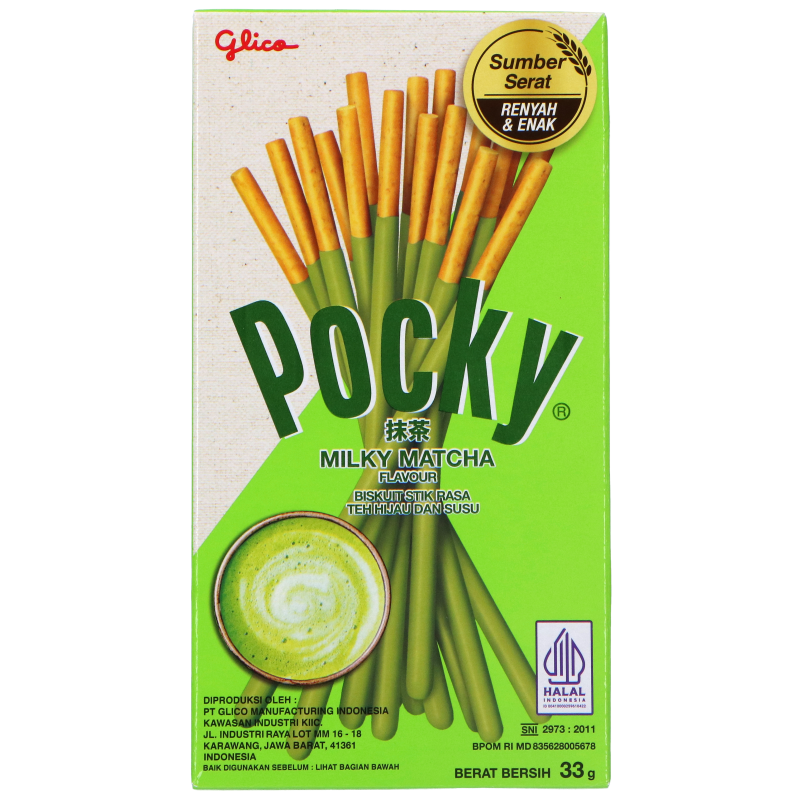 POCKY Milky Matcha Flavor Biscuit Sticks 45g 1.58oz