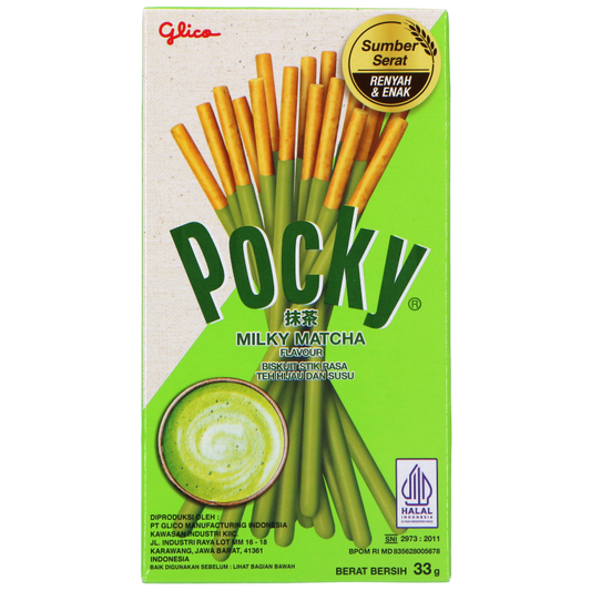 POCKY Milky Matcha Flavor Biscuit Sticks 45g 1.58oz