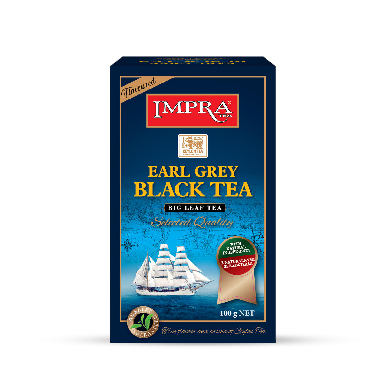IMPRA EARL GREY Loose Big Leaf Black Tea 100g