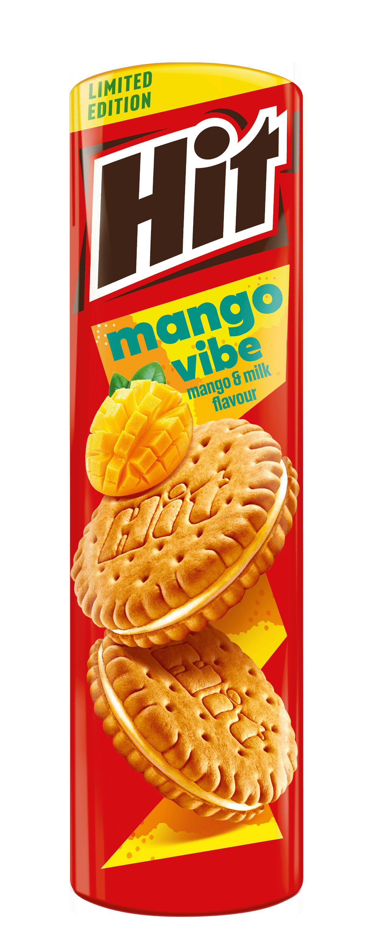 HIT Crunchy Cookies with Mango & Milk Flavor Filling 220g