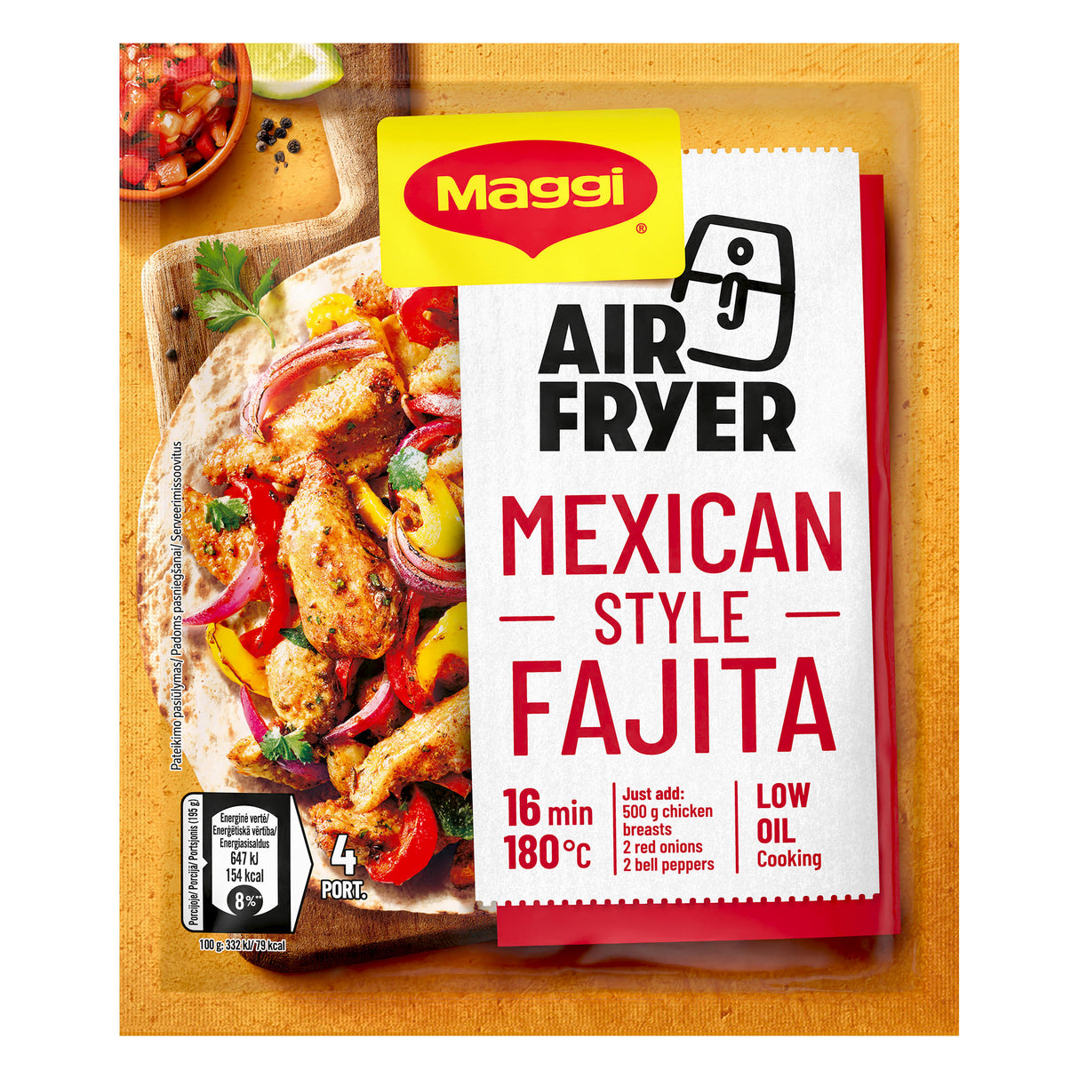 MAGGI AIR FRYER Mexican Style Fajita Spice Mix 27g 0.95oz