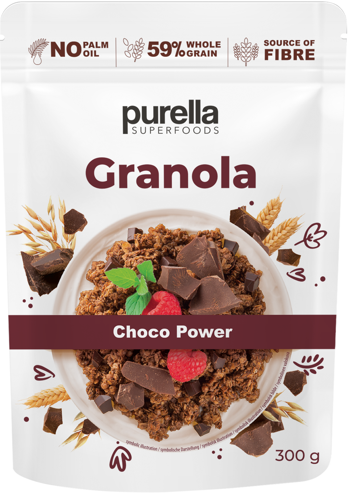PURELLA Superfoods Choco Power Granola with Chocolate 300g
