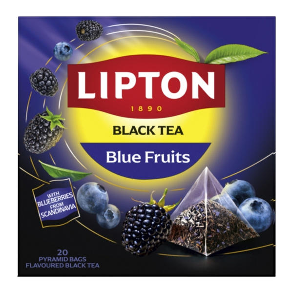 LIPTON Blue Fruits Flavor Black Tea 34g