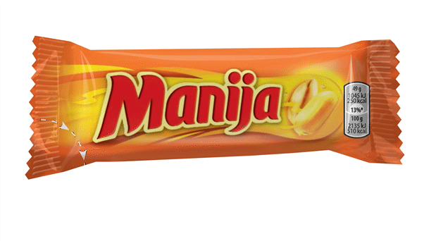 MANIJA Milk Chocolate Bar with Peanuts 50g