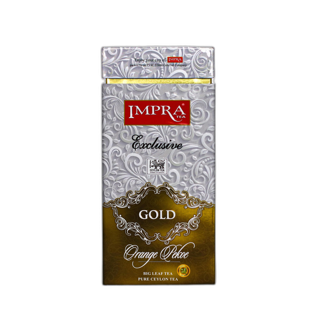 IMPRA GOLD Exclusive Orange Pekoe Loose Big Leaf Pure Ceylon Black Tea 200g