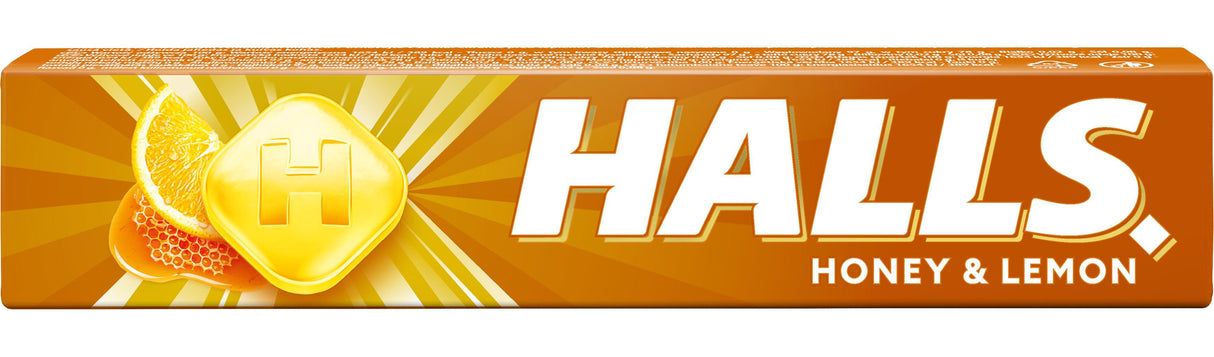 HALLS HONEY & LEMON Flavor Refreshing Pastilles 33.5g