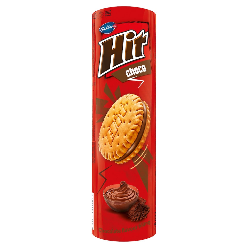 HIT Choco Cookies with Cocoa Filling 220g