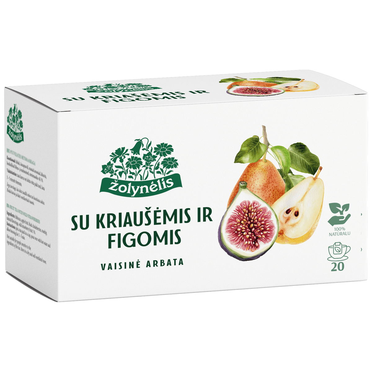 ŽOLYNĖLIS Natural Fruit Tea with Pear & Figs 40g