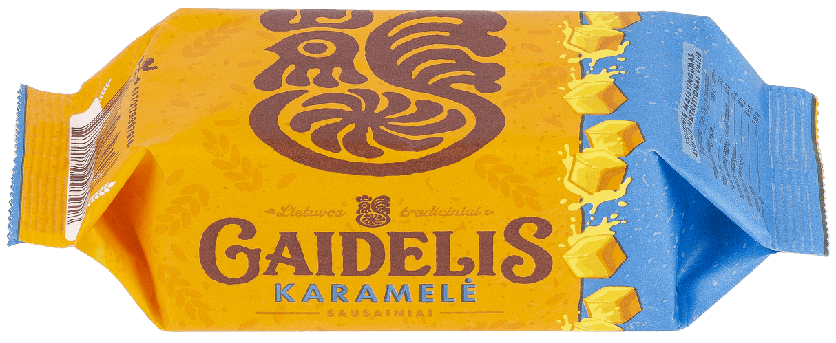 GAIDELIS Caramel Flavor Cookies 160g