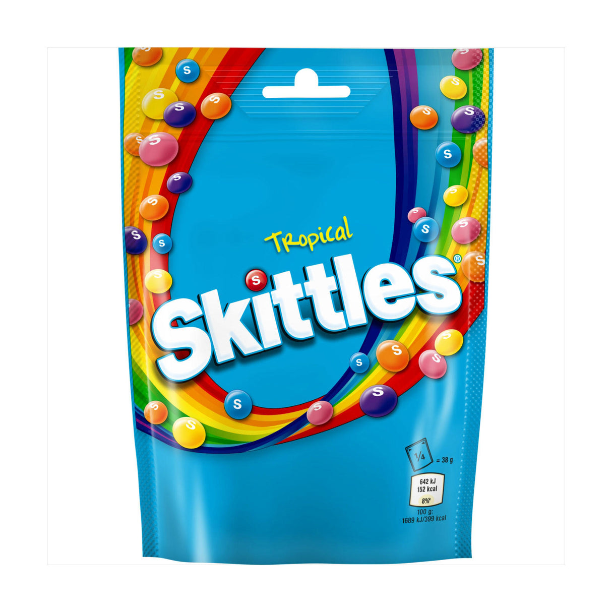 SKITTLES TROPICAL Chewy Dragee Candies 136g