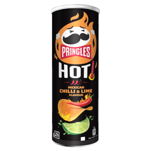 PRINGLES HOT MEXICAN CHILLI & LIME Flavor Potato Chips 160g