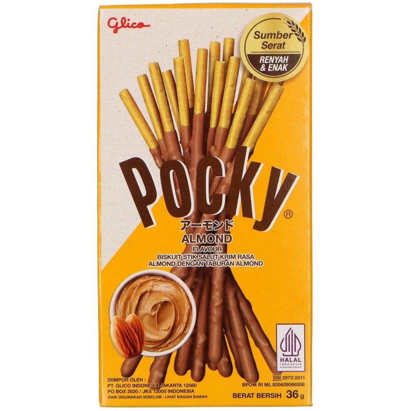 POCKY Almond Flavor Biscuit Sticks 45g 1.58oz