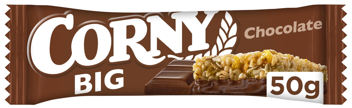 CORNY Chocolate Flavor Breakfast Cereal Bar 50g 1.8oz