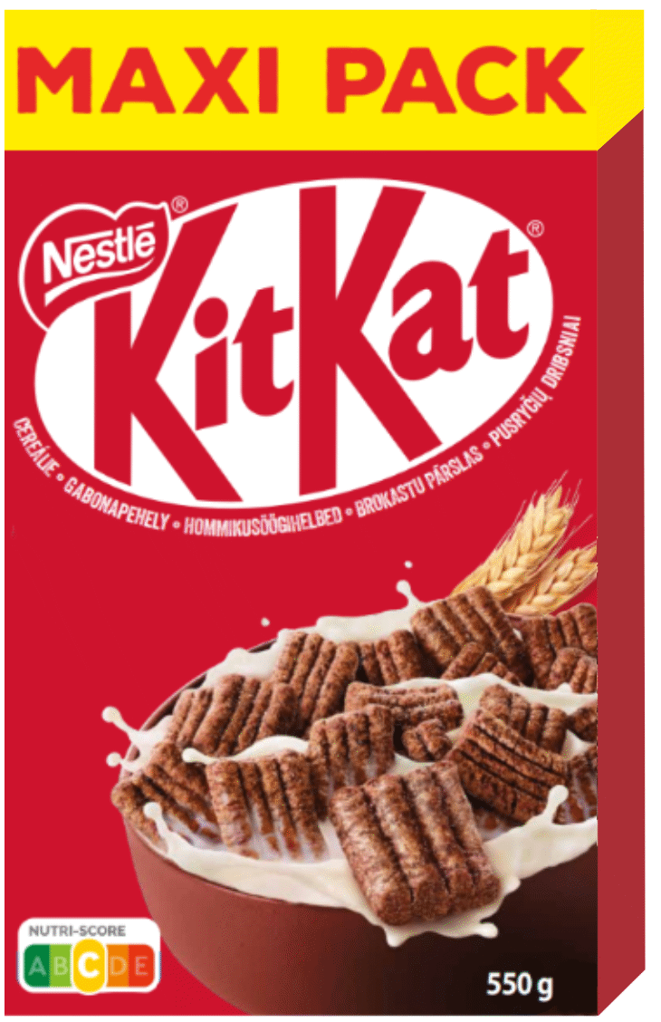 NESTLE KIT KAT Cocoa Flavor Breakfast Cereal 550g