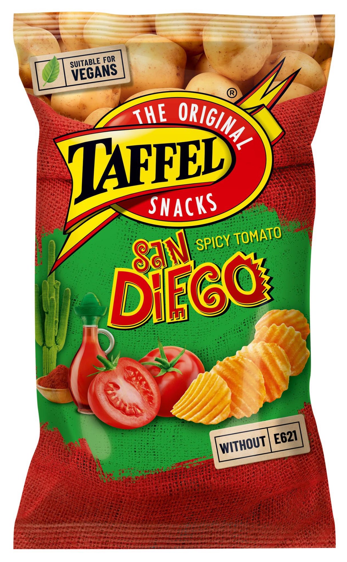 TAFFEL SAN DIEGO Spicy Tomato Flavor Potato Chips 180g