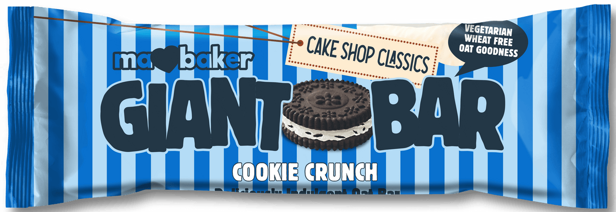 MA BAKER GIANT BAR Cookie Crunch Flavor Cereal Bar 100g