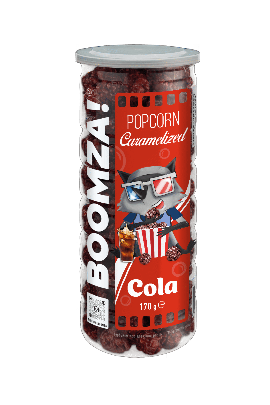 BOOMZA! Caramelized Popcorn COLA Flavor 170g