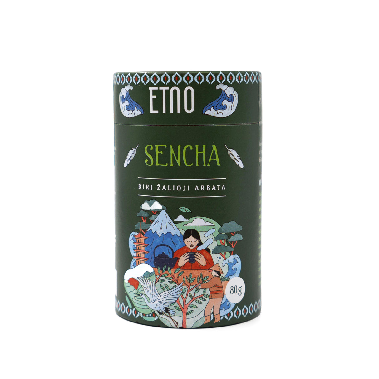 ETNO SENCHA Natural Loose Green Tea 80g