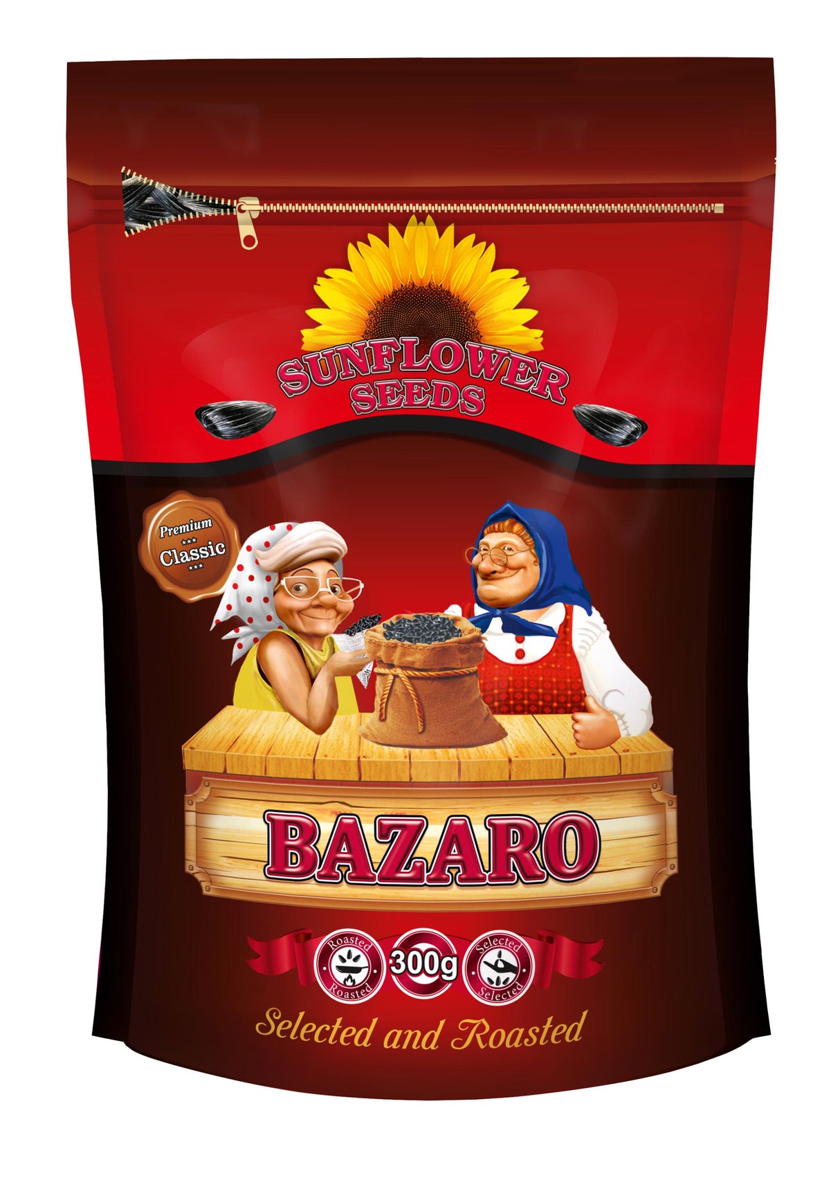BAZARO Roasted Sunflower Seeds 300g