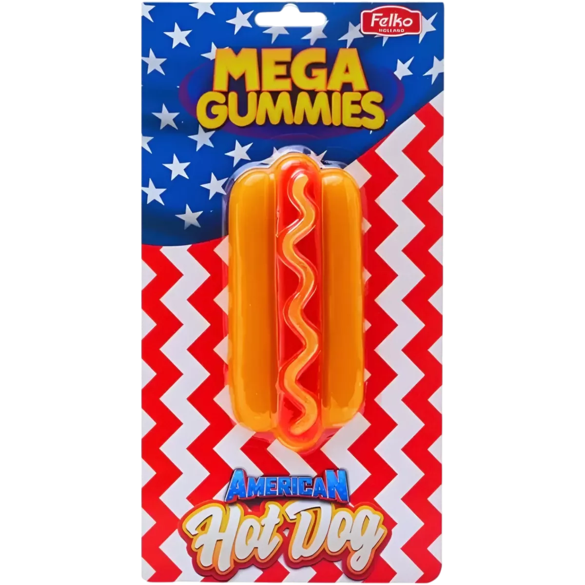 MEGA GUMMIES American Hot Dog Gummi Candy 120g
