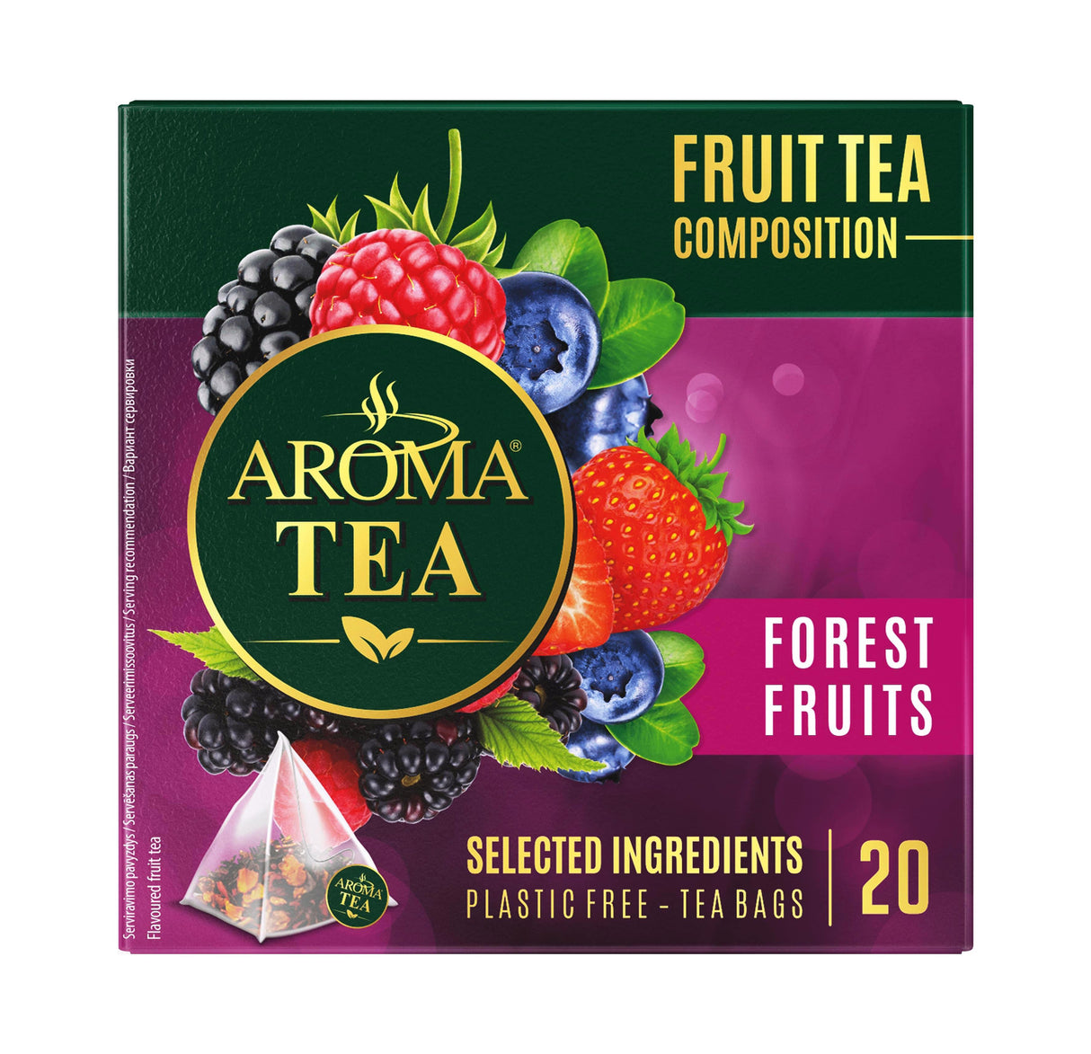 AROMA TEA Forest Fruits Flavor Fruit Tea 40g