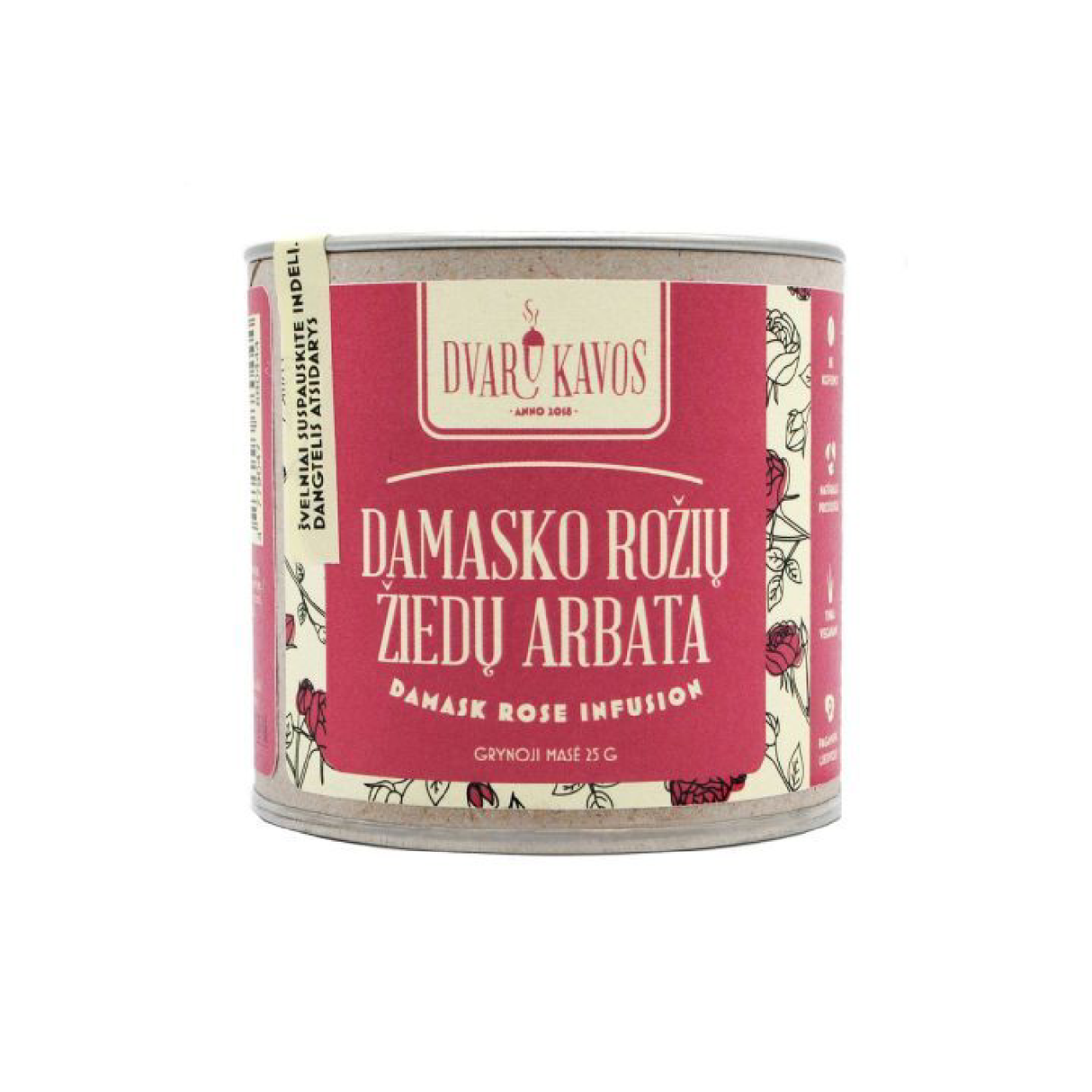 DVARO KAVOS Damask Rose Flower Herbal Tea 25g