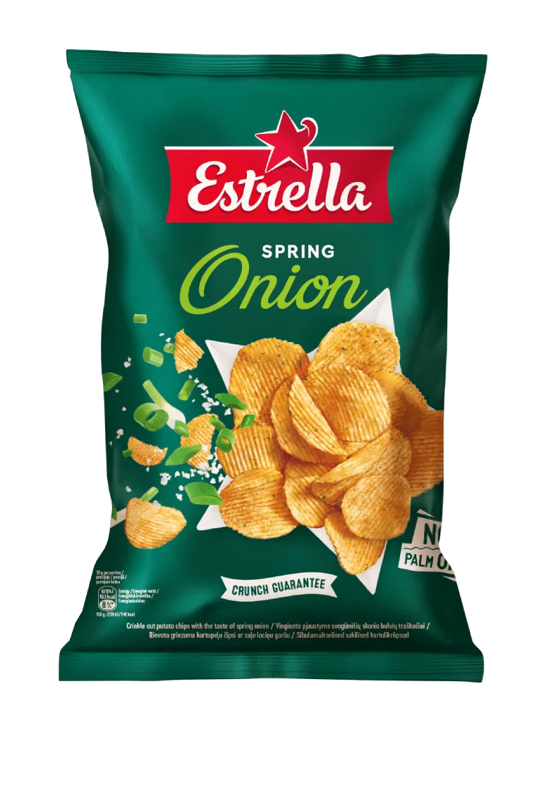 ESTRELLA SPRING ONION Flavor Potato Chips 130g 4.6oz