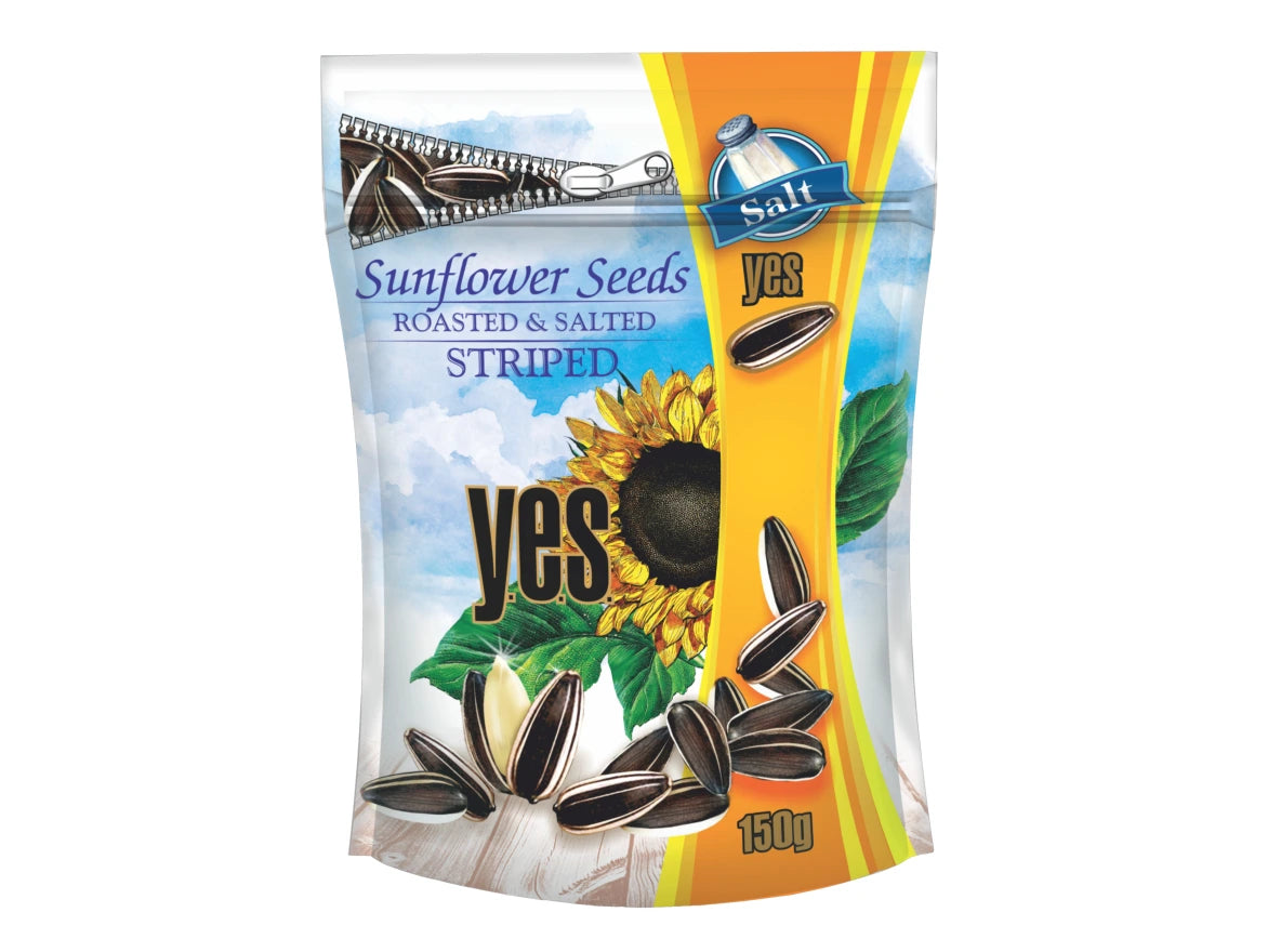 YES Roasted & Salted Striped Sunflower Seeds 150g