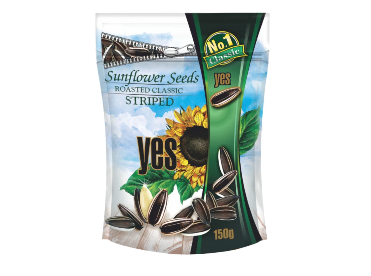 YES Roasted Striped Sunflower Seeds 150g