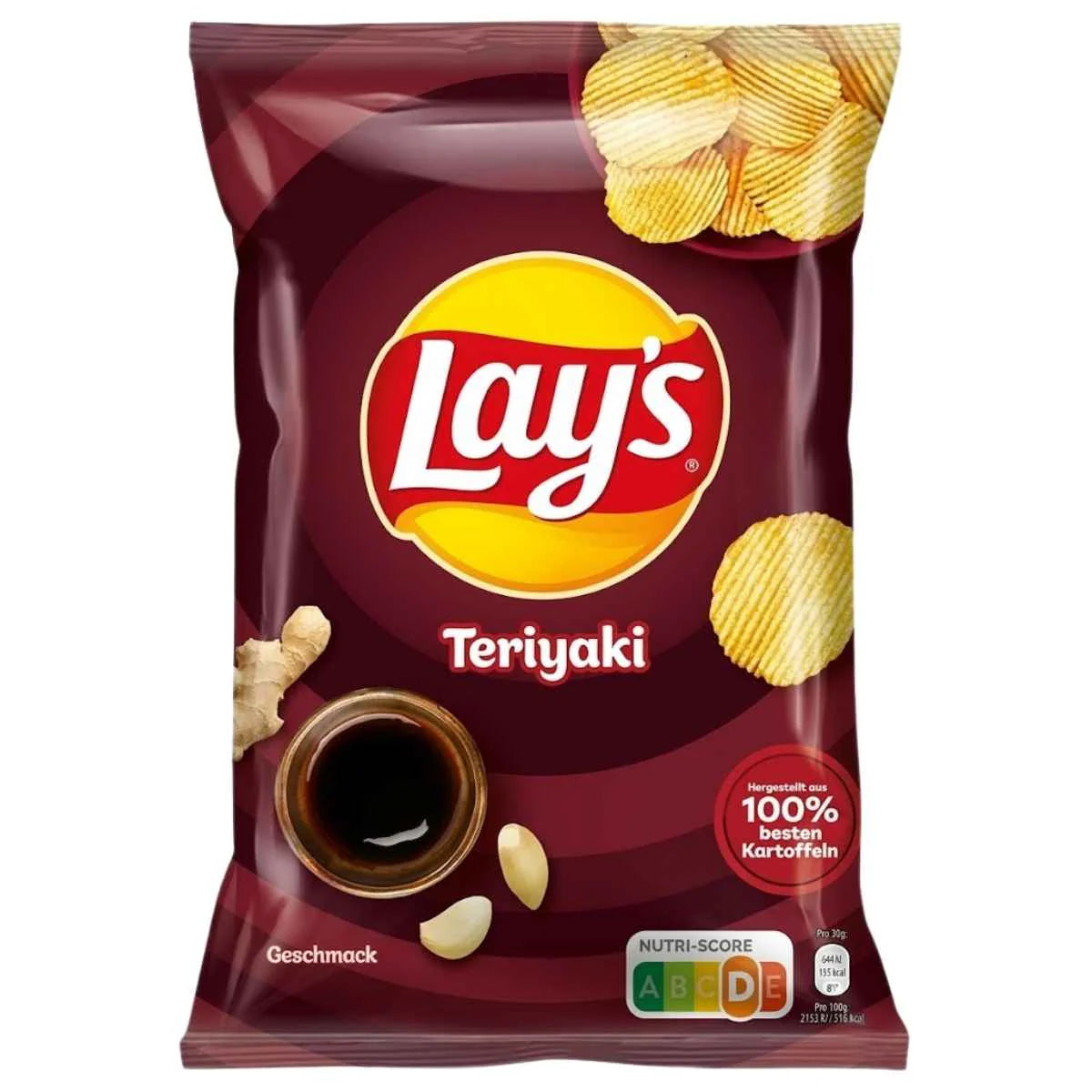 LAYS TERIYAKI Flavor Potato Chips 150g